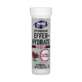 NOW Foods, Sports, Effer-Hydrate, Mixed Berry, 10 Tablets, 1.8 oz, 51 g