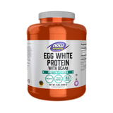 NOW Foods, Sports, Egg White Protein with BCAAs, Protein Powder, Unflavored, 5 lbs, 2268 g
