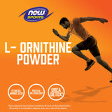 NOW Foods, Sports, L-Ornithine Powder, 8 oz, 227 g