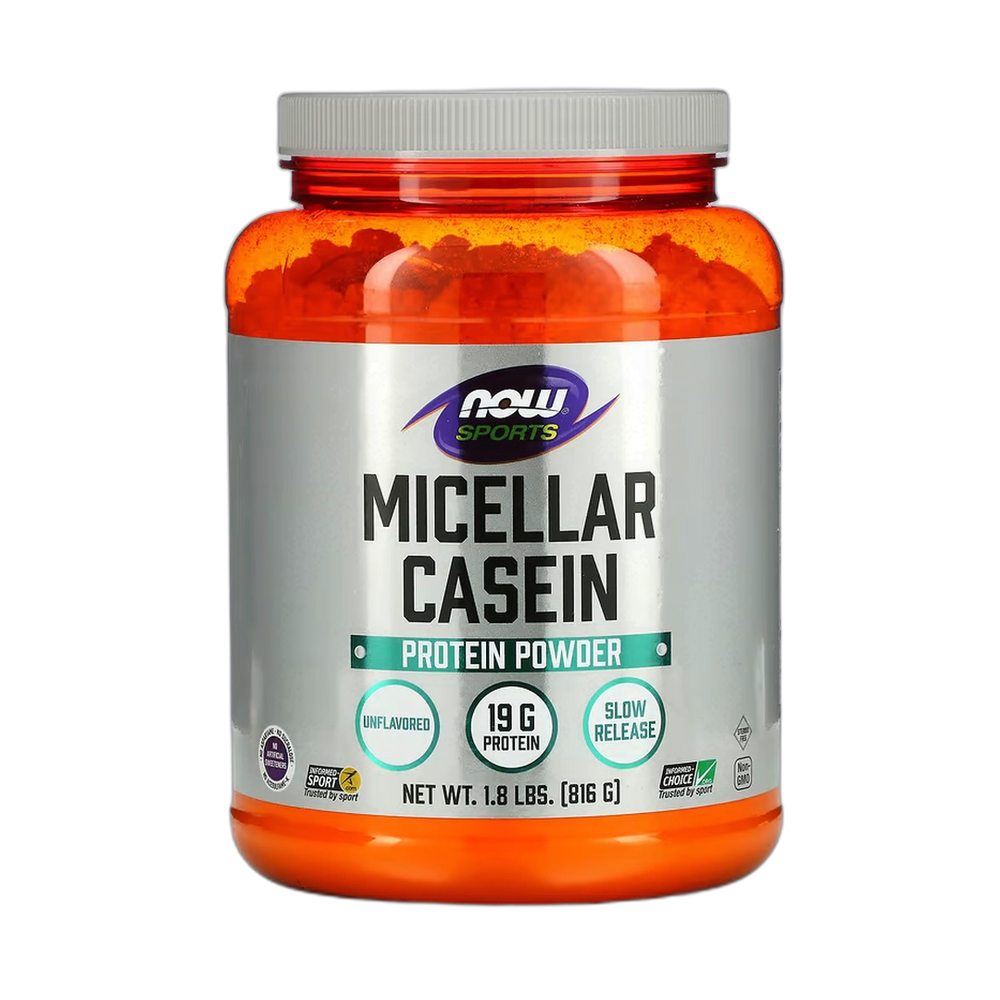 NOW Foods, Sports, Micellar Casein Protein Powder, Unflavored, 1.8 lbs, 816 g