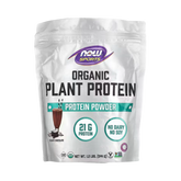 NOW Foods, Sports, Organic Plant Protein Powder, Creamy Chocolate, 1.2 lbs, 544 g