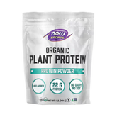 NOW Foods, Sports, Organic Plant Protein Powder, Unflavored, 1 lb, 454 g