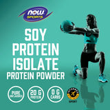 NOW Foods, Sports, Soy Protein Isolate, Pure Unflavored, 1.2 lbs, 544 g