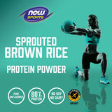 NOW Foods, Sports, Sprouted Brown Rice Protein Powder, Unflavored, 2 lbs, 907 g