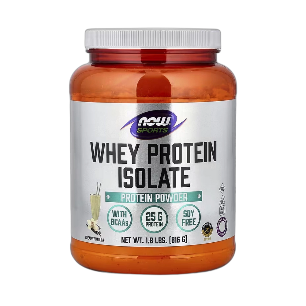 NOW Foods, Sports, Whey Protein Isolate, Creamy Vanilla, 1.8 lbs, 816 g