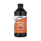 NOW Foods, Sunflower Liquid Lecithin, 16 fl oz, 473 ml