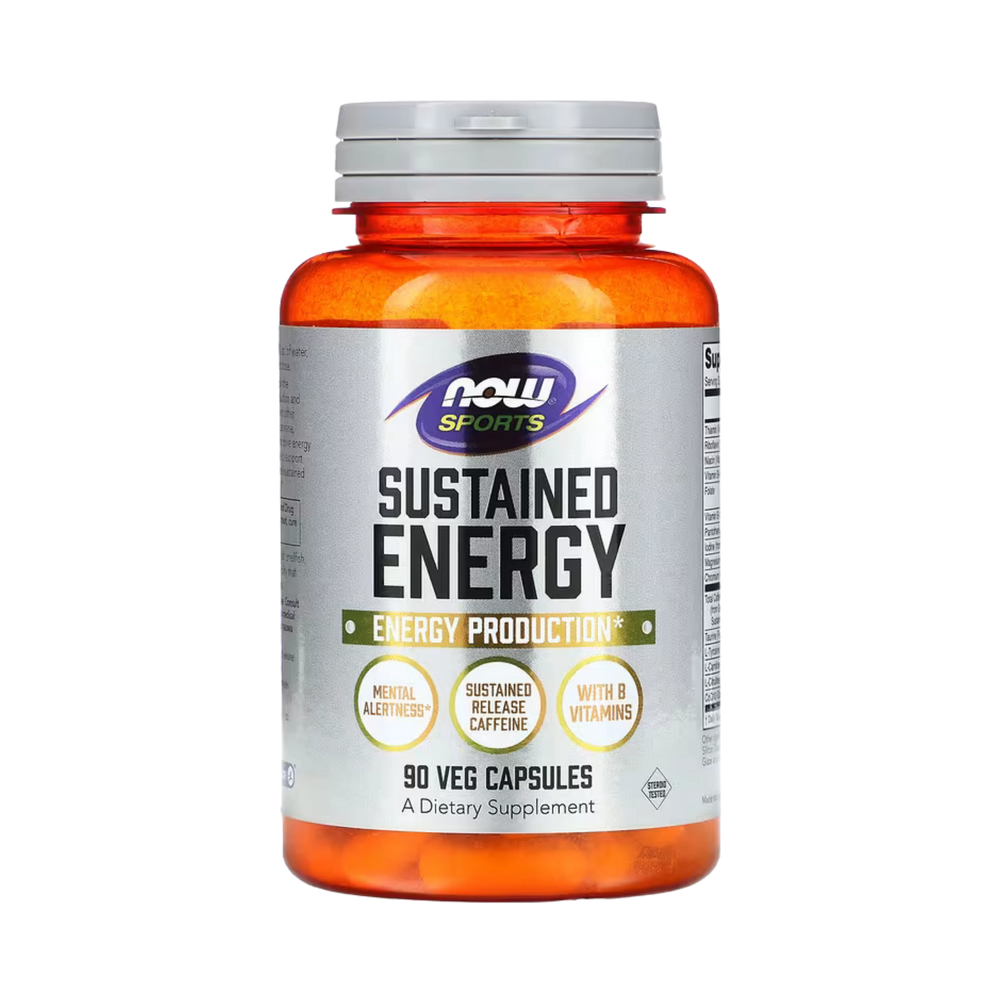 NOW Foods, Sustained Energy, 90 Veg Capsules