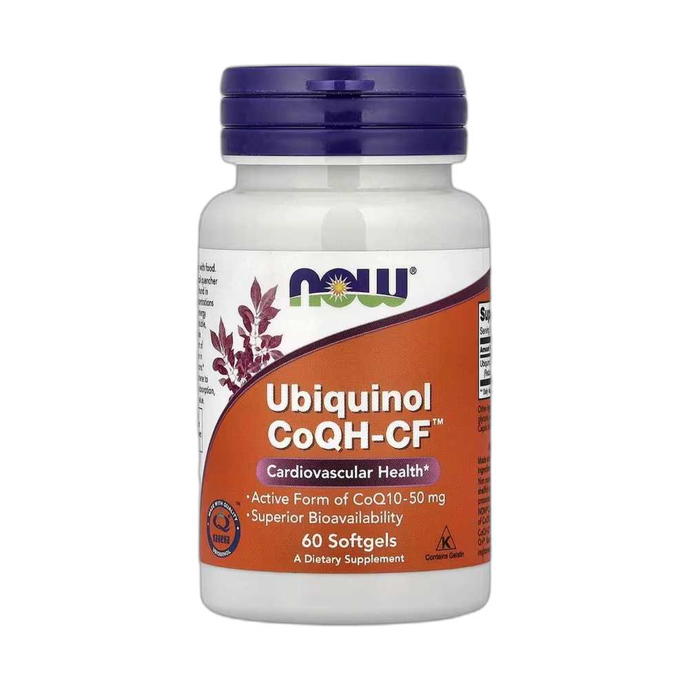 NOW Foods, Ubiquinol CoQH-CF, 50 mg, 60 Softgels
