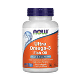 NOW Foods, Ultra Omega-3 Fish Oil, 90 Softgels