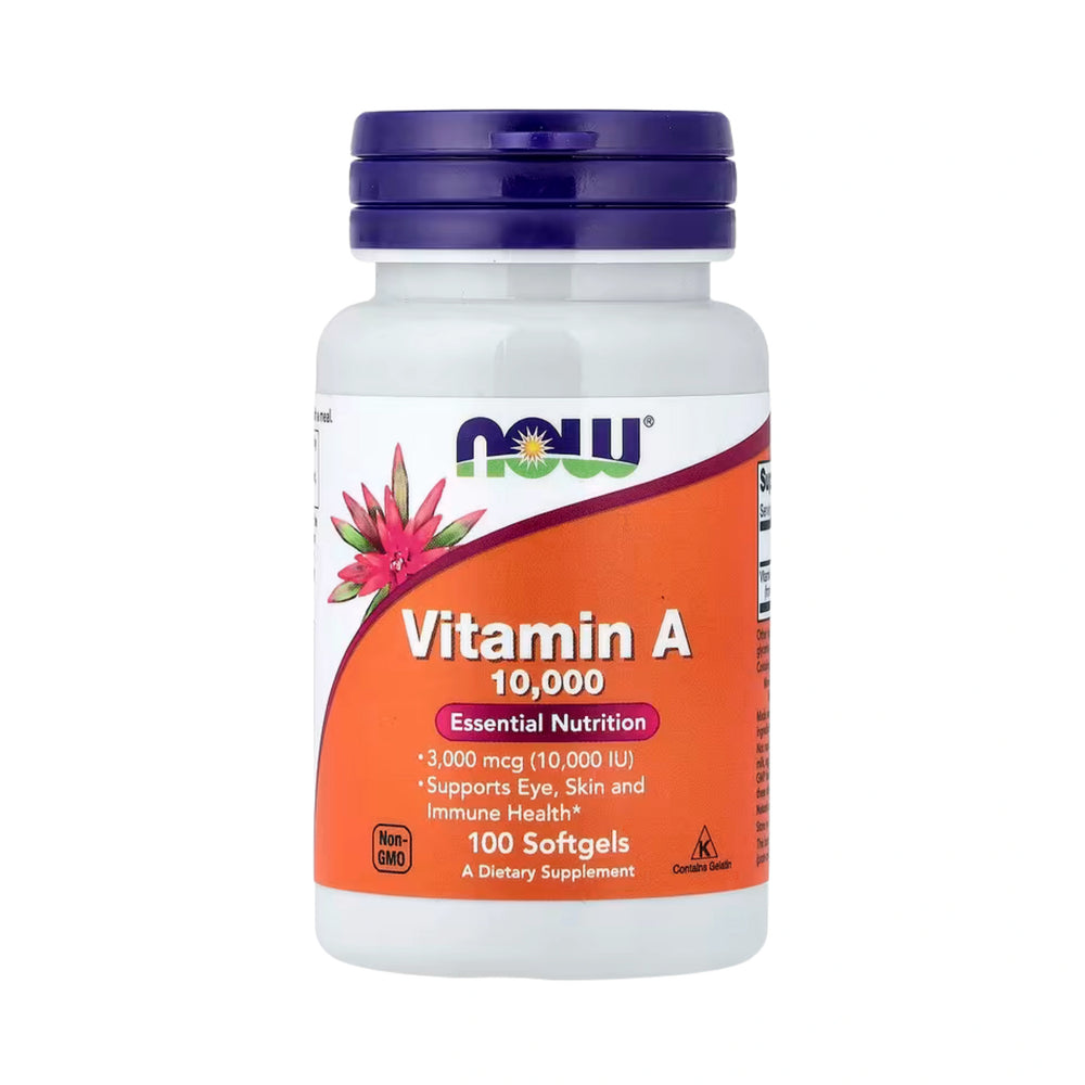 NOW Foods, Vitamin A, 3,000 mcg (10,000 IU), 100 Softgels