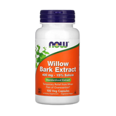 NOW Foods, Willow Bark Extract, 100 Veg Capsules