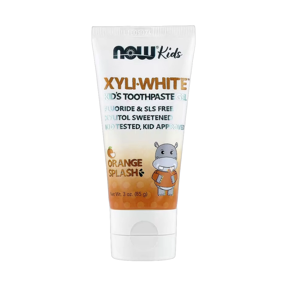 NOW Foods, Xyli-White™, Kids Toothpaste Gel, Orange Splash, 3 oz, 85 g