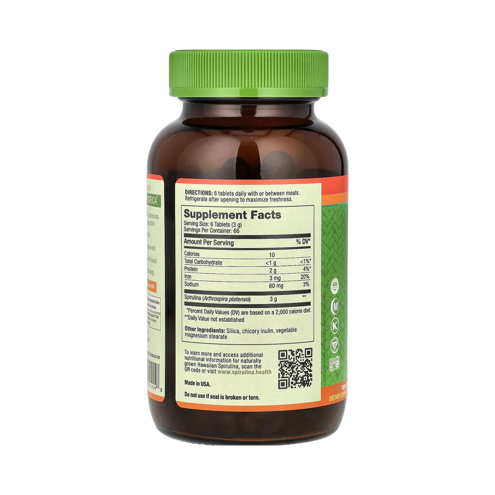 Nutrex Hawaii, Pure Hawaiian Spirulina, 3g, 400 Tablets