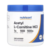 Nutricost, Acetyl L-Carnitine HCl, Unflavored, 3.6 oz, 100 g