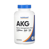 Nutricost, AKG (Alpha-Ketoglutaric Acid), 240 Capsules