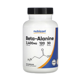 Nutricost, Beta-Alanine, 120 Capsules