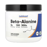 Nutricost, Beta Alanine, Unflavored, 10.7 oz, 300 g