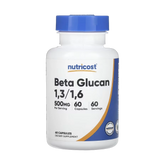 Nutricost, Beta Glucan 1,3/1,6, 500 mg, 60 Capsules