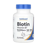 Nutricost, Biotin, 10,000 mcg, 120 Capsules