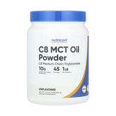 Nutricost, C8 MCT Oil Powder, Unflavored, 1 lb, 454 g