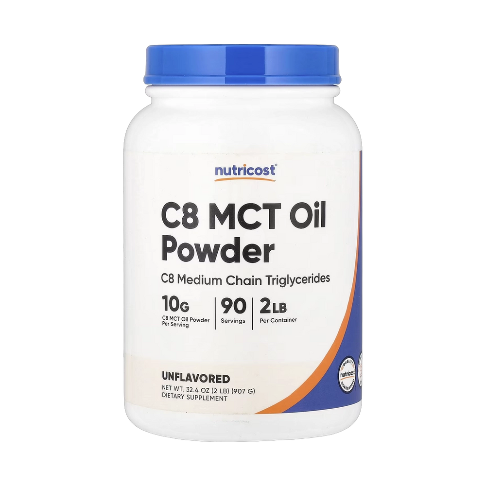 Nutricost, C8 MCT Oil Powder, Unflavored, 2 lb, 907 g