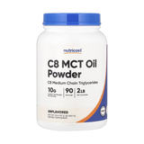 Nutricost, C8 MCT Oil Powder, Unflavored, 2 lb, 907 g
