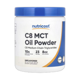 Nutricost, C8 MCT Oil Powder, Unflavored, 8.1 oz, 227 g