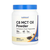 Nutricost, C8 MCT Oil Powder, Vanilla, 1 lb, 454 g