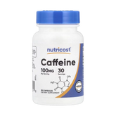 Nutricost, Caffeine, 100 mg, 30 Capsules