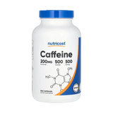 Nutricost, Caffeine, 200 mg, 500 Capsules