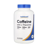 Nutricost, Caffeine with L-Theanine, 240 Capsules