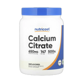 Nutricost, Calcium Citrate, Unflavored, 17.9 oz, 500 g
