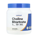Nutricost, Choline Bitartrate, Unflavored, 17.9 oz, 500 g
