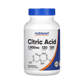 Nutricost, Citric Acid, 1,000 mg, 120 Capsules