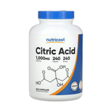 Nutricost, Citric Acid, 1,000 mg, 240 Capsules