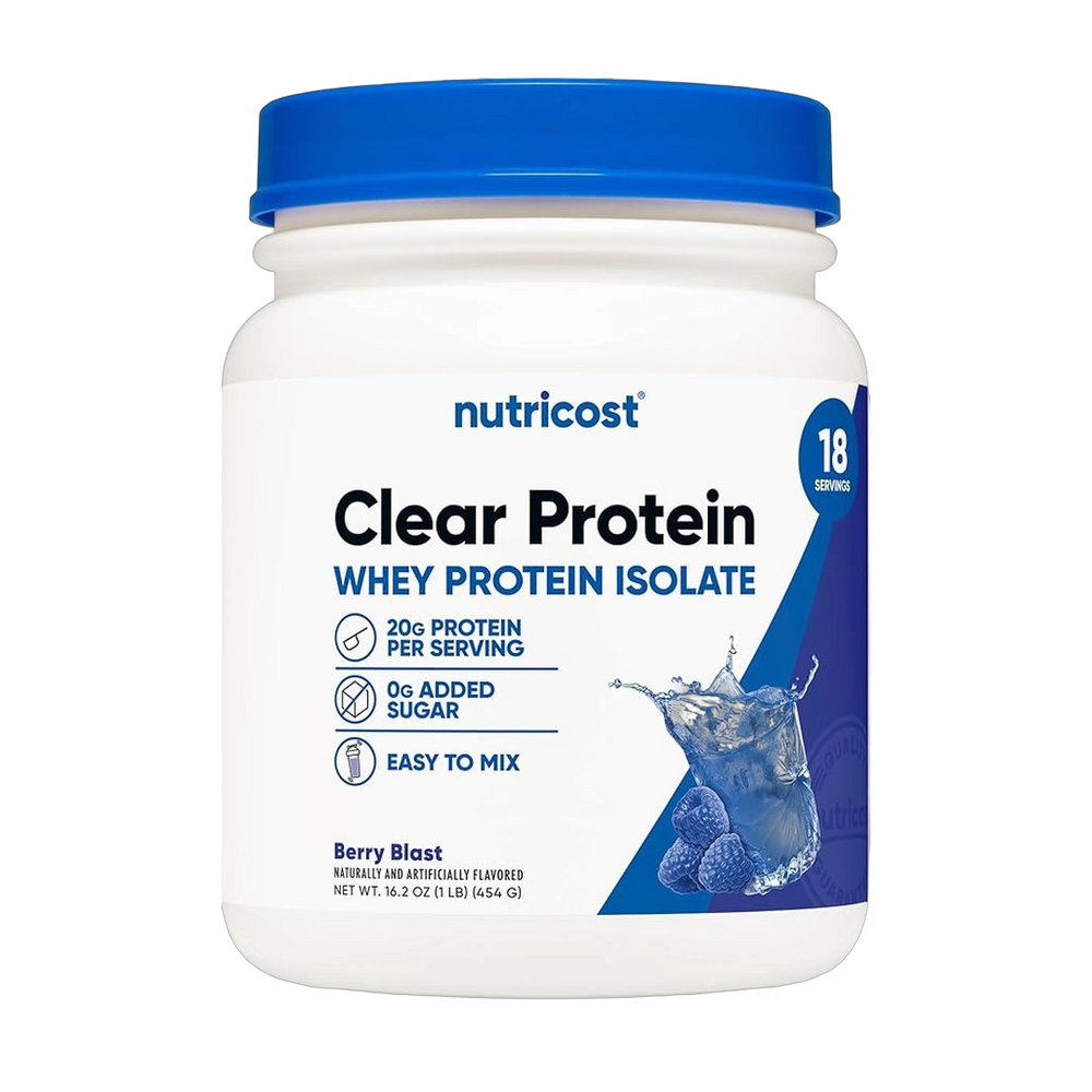 Nutricost, Clear Protein, Berry Blast, 1 lb, 454 g