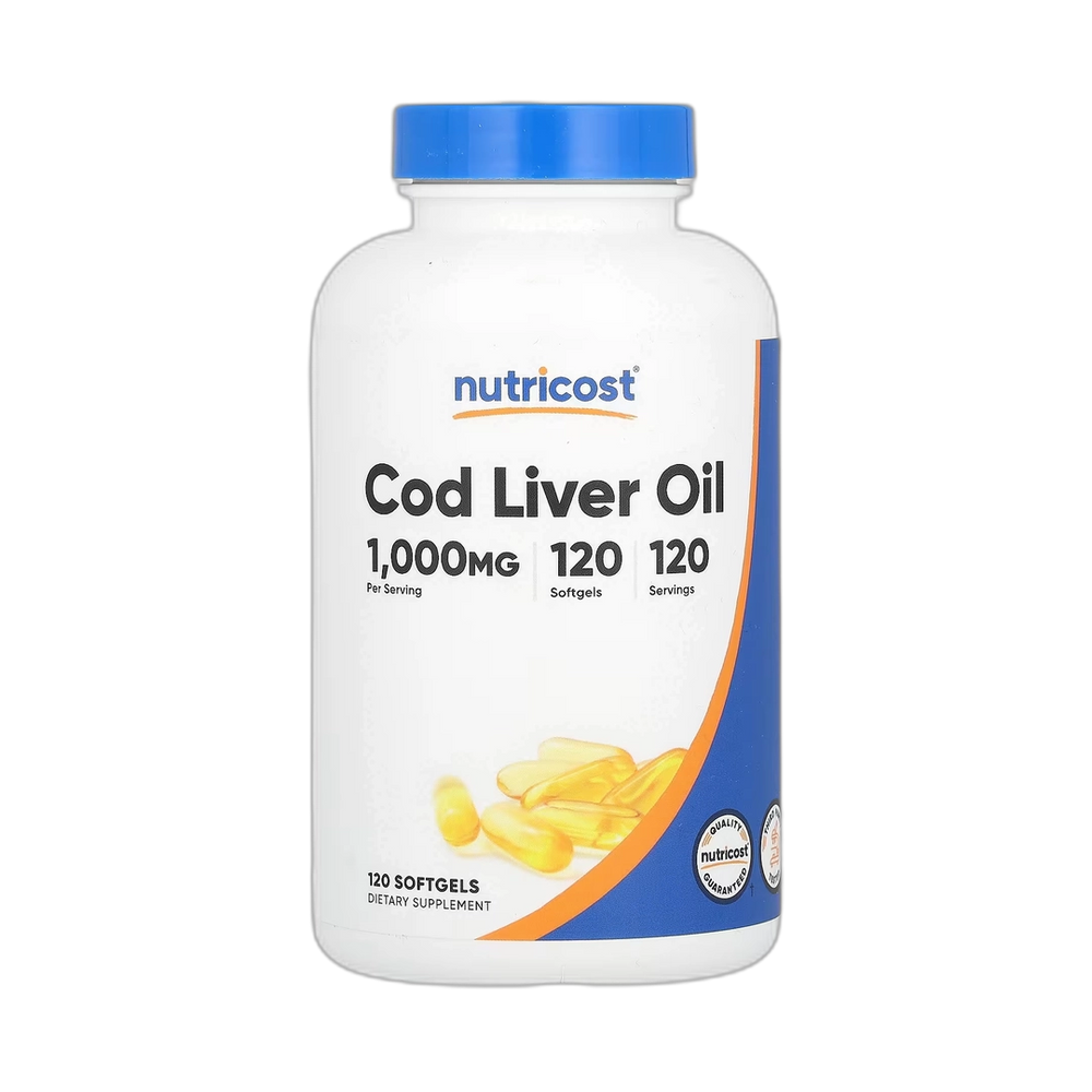 Nutricost, Cod Liver Oil, 1,000 mg, 120 Softgels