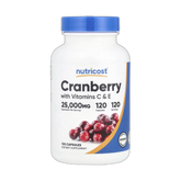 Nutricost, Cranberry with Vitamins C & E, 120 Capsules