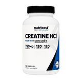 Nutricost, Creatine HCl, 120 Capsules