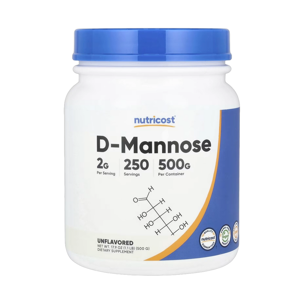 Nutricost, D-Mannose, Unflavored, 17.9 oz, 500 g