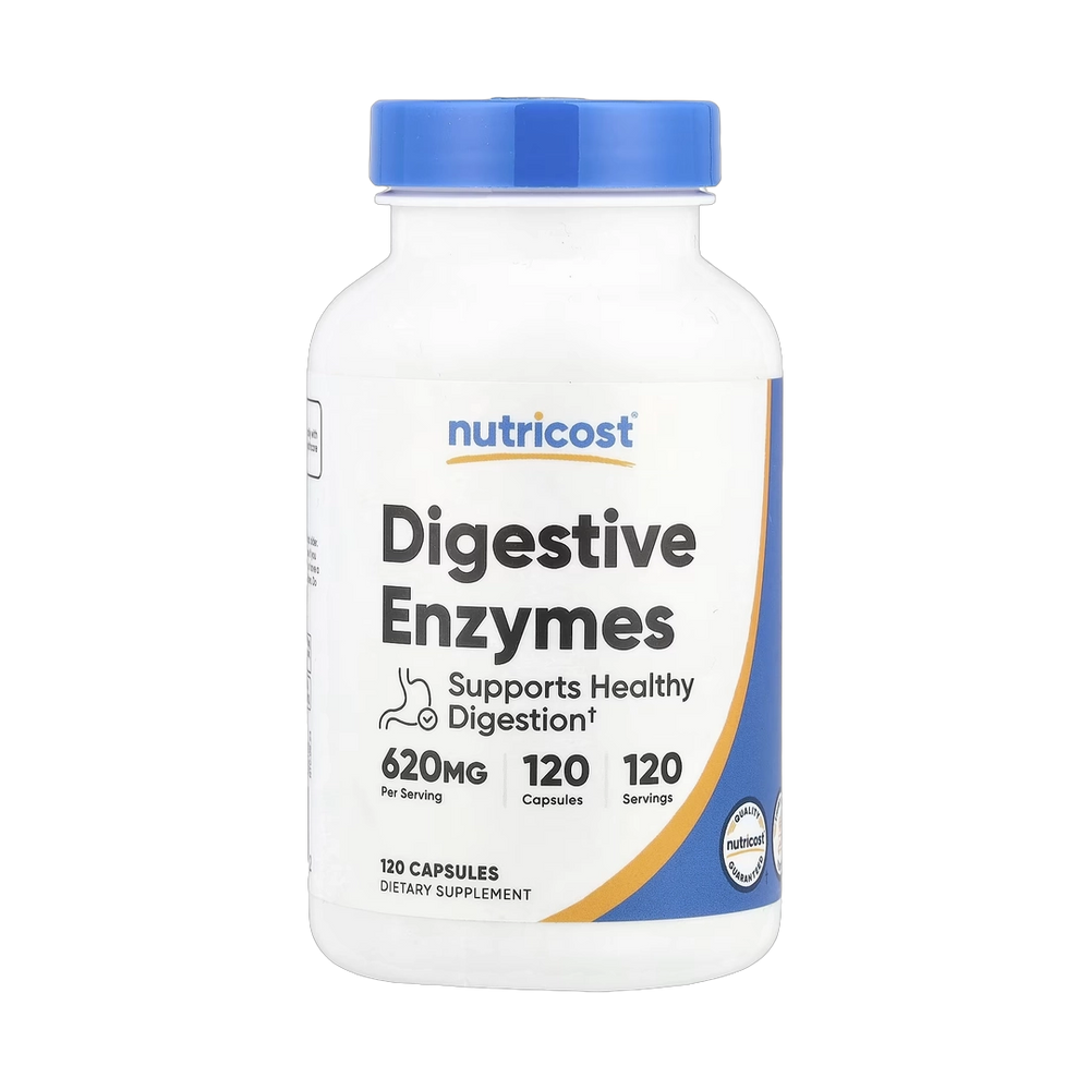 Nutricost, Digestive Enzymes, 620 mg, 120 Capsules
