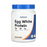 Nutricost, Egg White Protein, Unflavored, 1 lb, 454 g