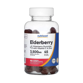 Nutricost, Elderberry, 90 Flavored Gummies