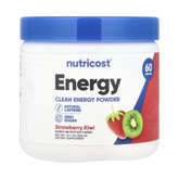 Nutricost, Energy, Clean Energy Powder, Strawberry Kiwi, 10.7 oz, 300 g