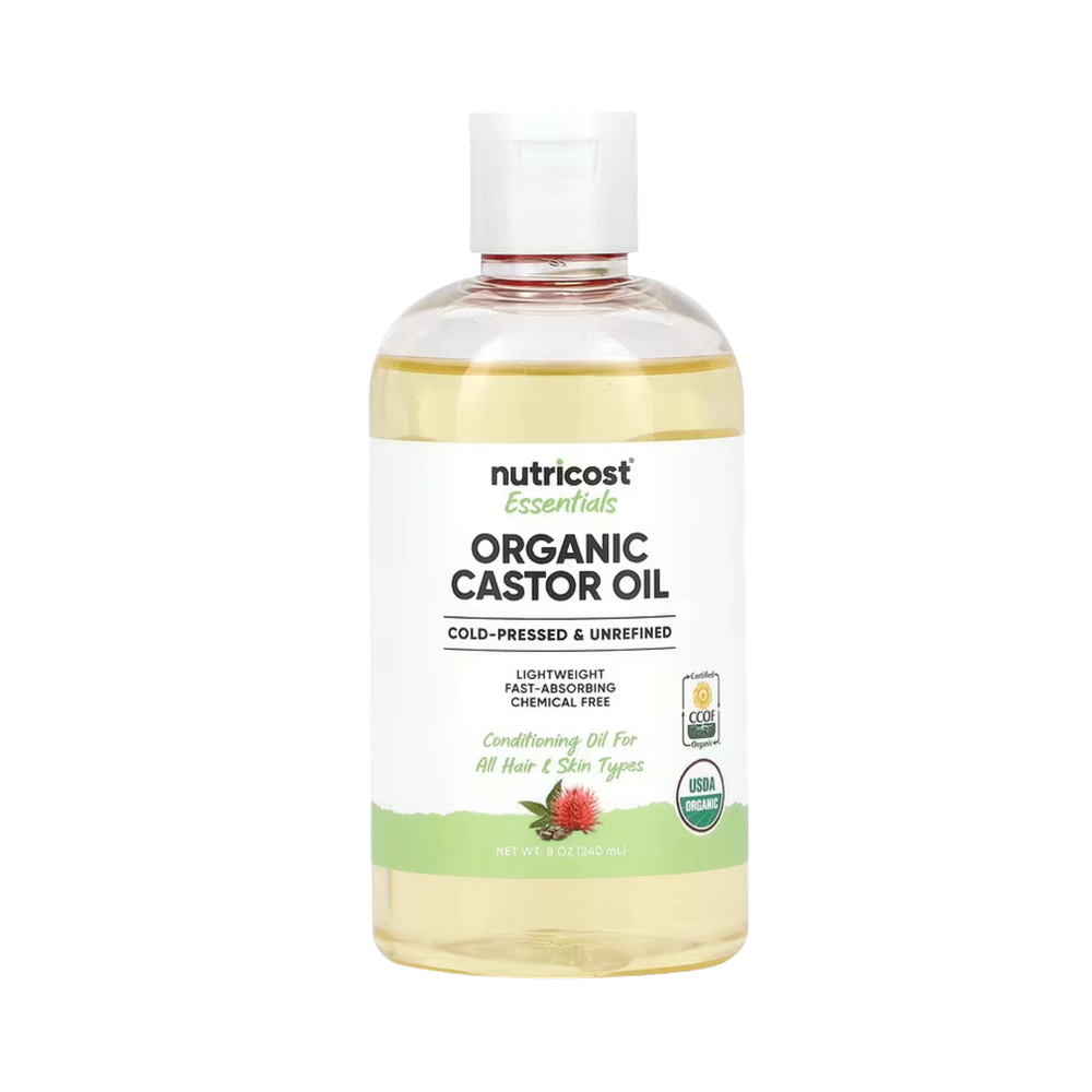 Nutricost, Essentials, Organic Castor Oil, 8 oz, 240 ml
