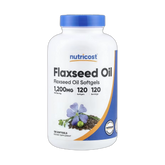 Nutricost, Flaxseed Oil, 1,200 mg, 120 Softgels