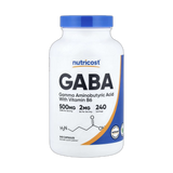 Nutricost, GABA with Vitamin B6, 240 Capsules