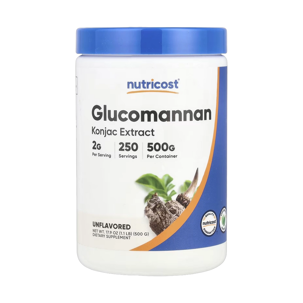 Nutricost, Glucomannan, Unflavored, 17.9 oz, 500 g