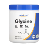 Nutricost, Glycine, Unflavored, 16 oz, 454 g