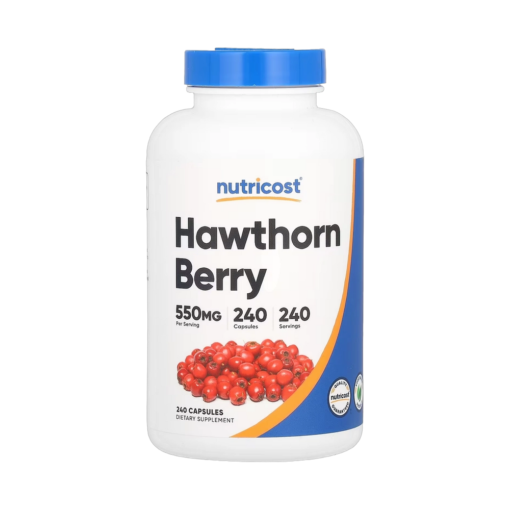 Nutricost, Hawthorn Berry, 550 mg, 240 Capsules